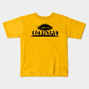 A Planet Like Ours Silhouette Kids T-Shirt